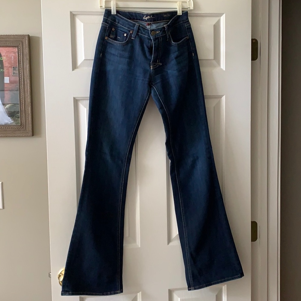 Lofli Denim flare jeans dark wash